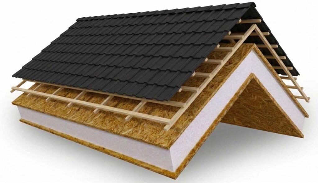 СІП дах + Металочерепиця