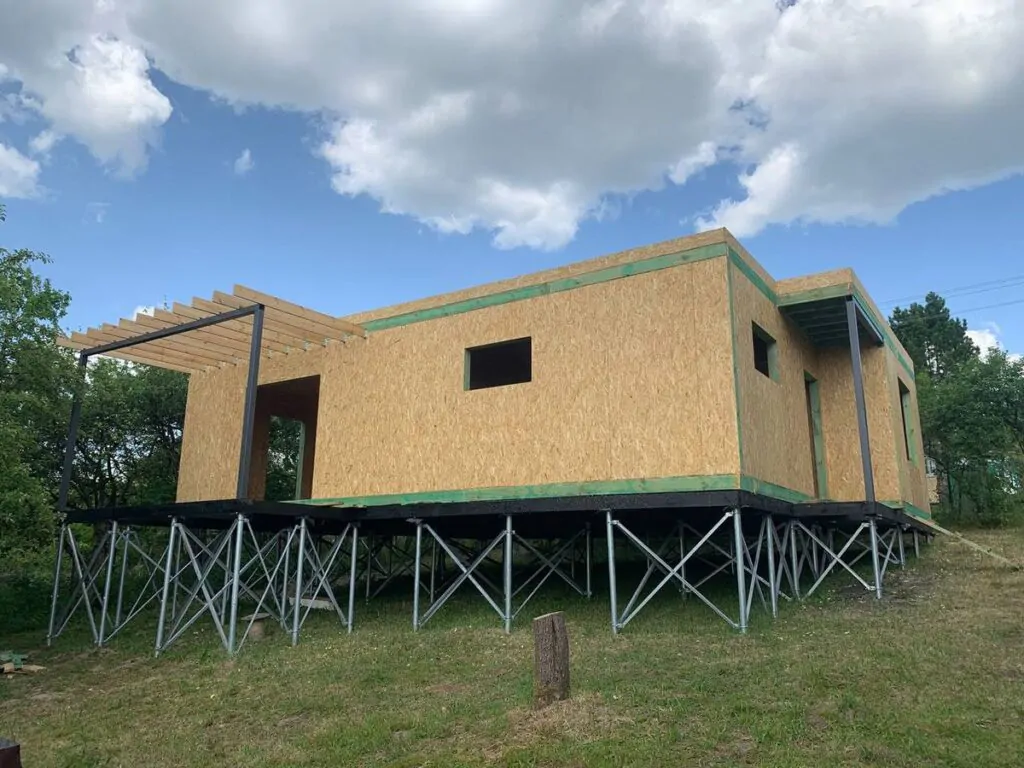 fundament na gvyntovyh palyah будівництво