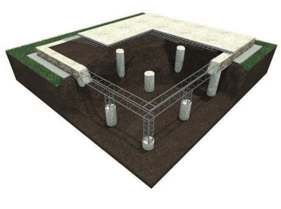 svayno strichkovyi fundament будівництво